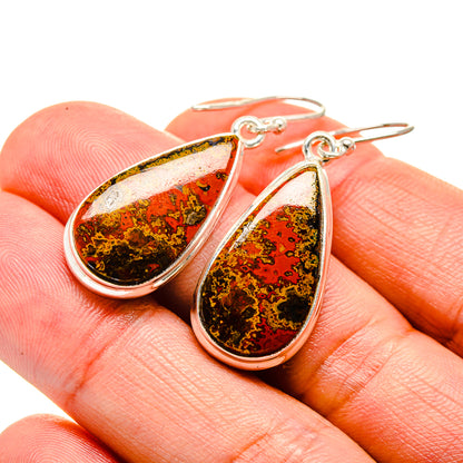 Moroccan Agate Earrings handcrafted by Ana Silver Co - EARR413277