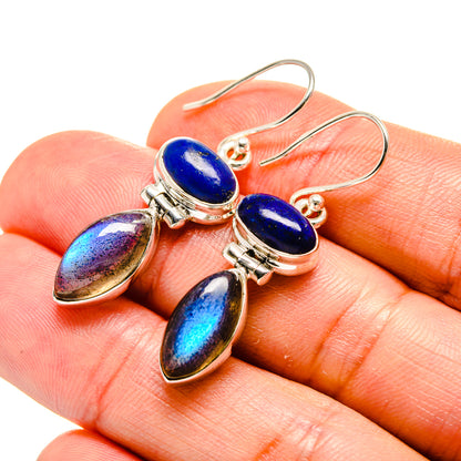 Labradorite Earrings handcrafted by Ana Silver Co - EARR413282