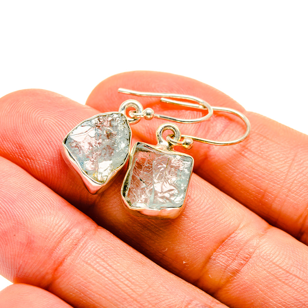 Aquamarine Earrings handcrafted by Ana Silver Co - EARR413303