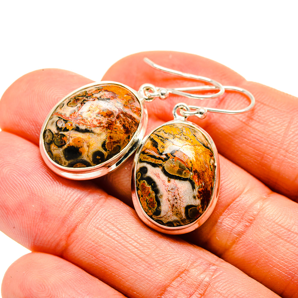 Ocean Jasper Earrings handcrafted by Ana Silver Co - EARR413315