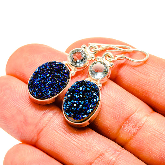 Titanium Druzy Earrings handcrafted by Ana Silver Co - EARR413329