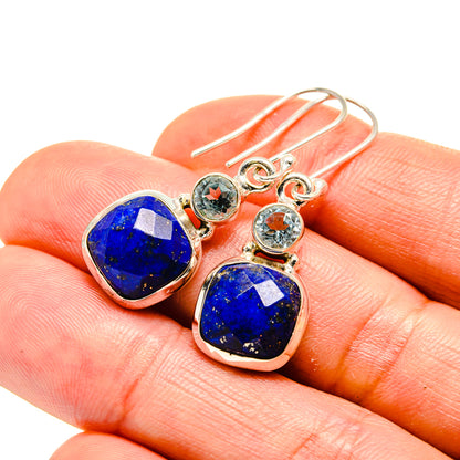 Lapis Lazuli Earrings handcrafted by Ana Silver Co - EARR413331