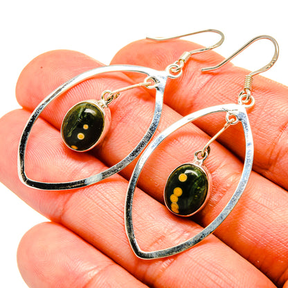 Ocean Jasper Earrings handcrafted by Ana Silver Co - EARR413334