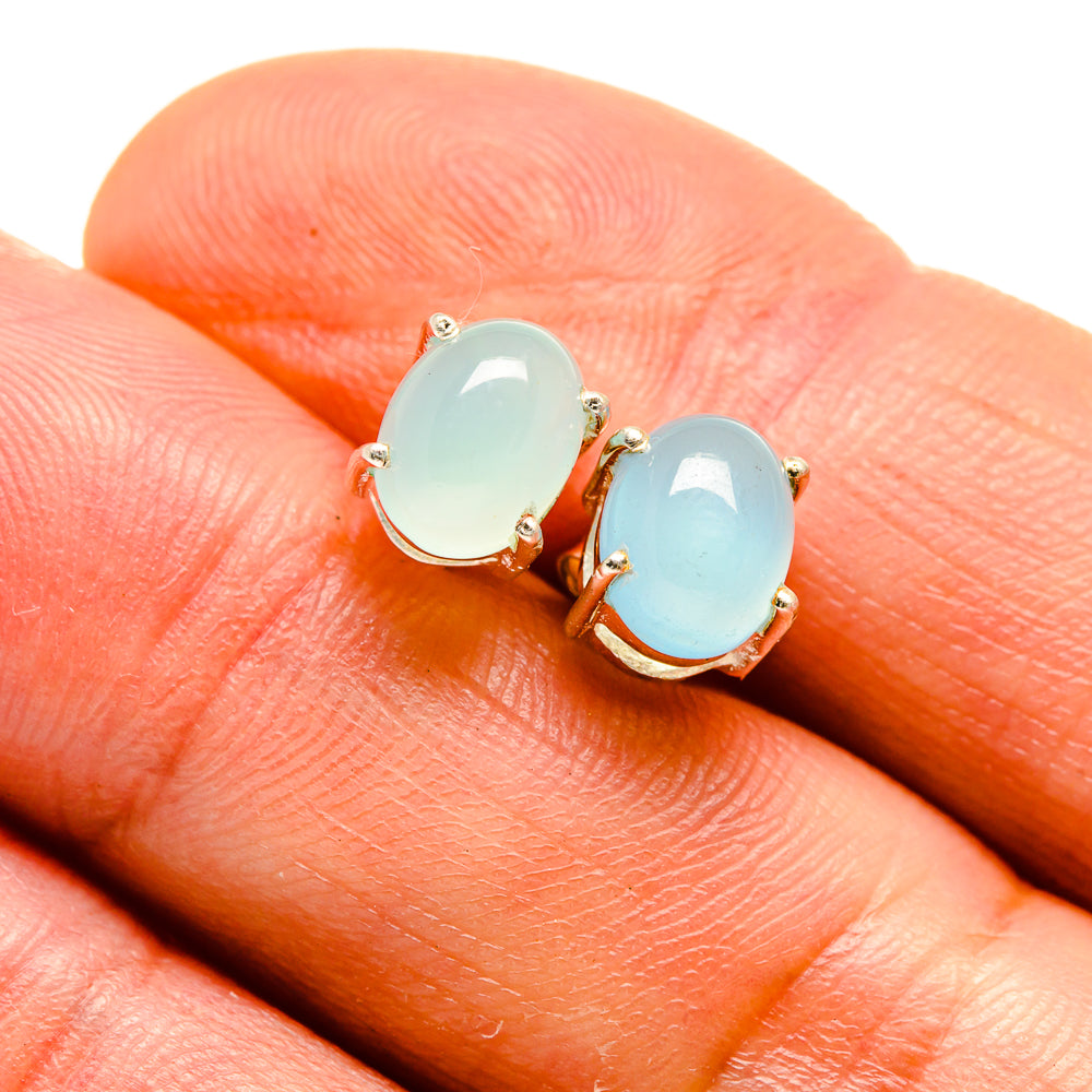 Aquamarine Earrings handcrafted by Ana Silver Co - EARR413345