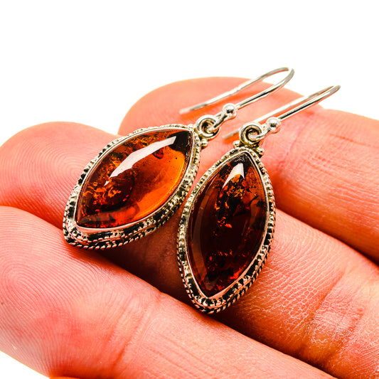 Baltic Amber Earrings handcrafted by Ana Silver Co - EARR413353