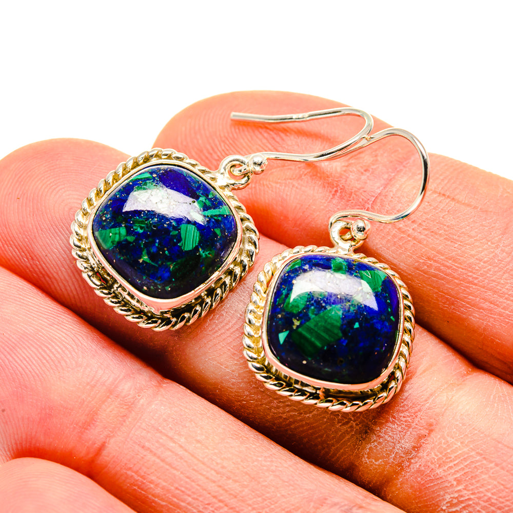 Azurite Earrings handcrafted by Ana Silver Co - EARR413356
