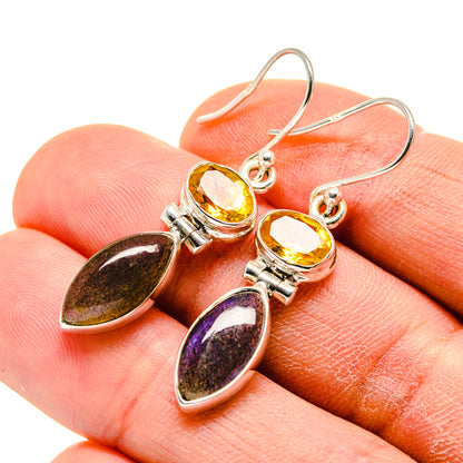 Labradorite Earrings handcrafted by Ana Silver Co - EARR413363