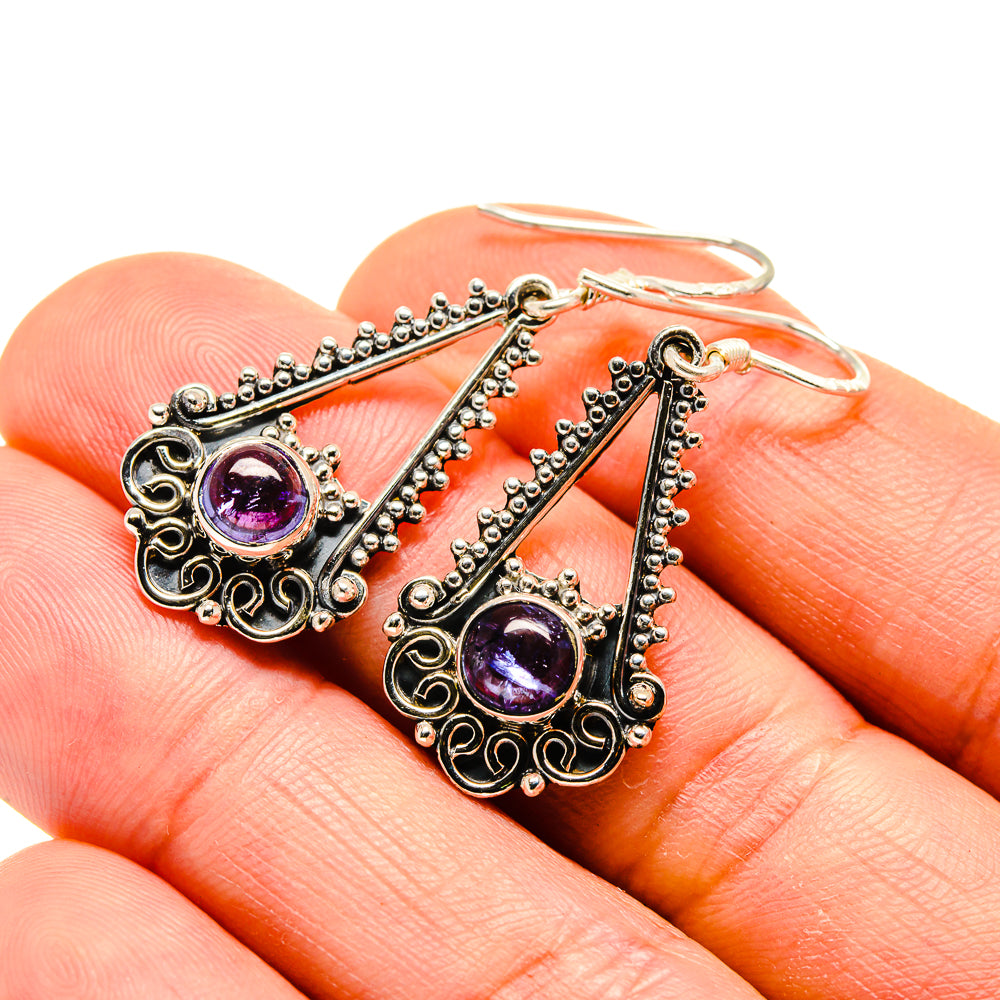 Amethyst Earrings handcrafted by Ana Silver Co - EARR413413