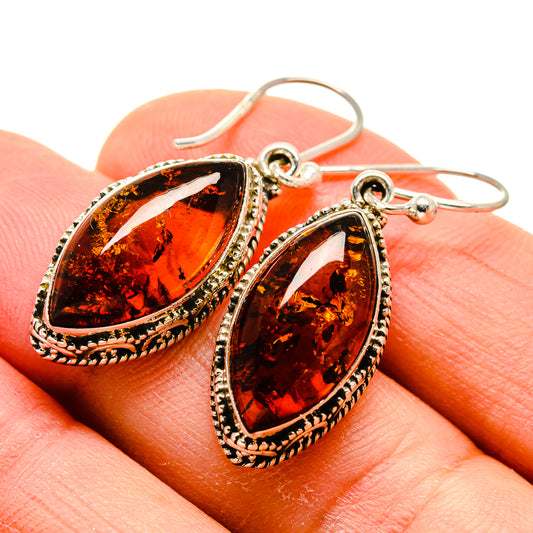Baltic Amber Earrings handcrafted by Ana Silver Co - EARR413429