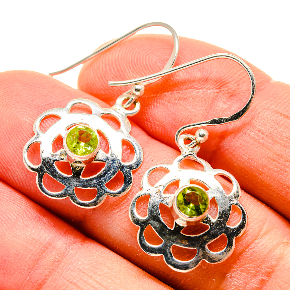 Peridot Earrings handcrafted by Ana Silver Co - EARR413455