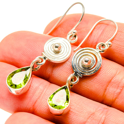 Peridot Earrings handcrafted by Ana Silver Co - EARR413488