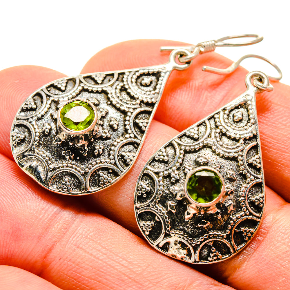 Peridot Earrings handcrafted by Ana Silver Co - EARR413499