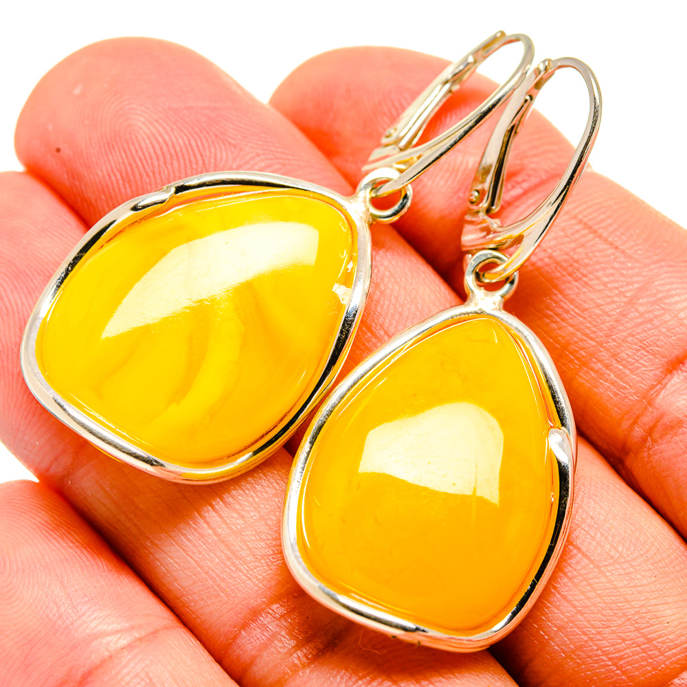 Baltic Amber Earrings handcrafted by Ana Silver Co - EARR413529