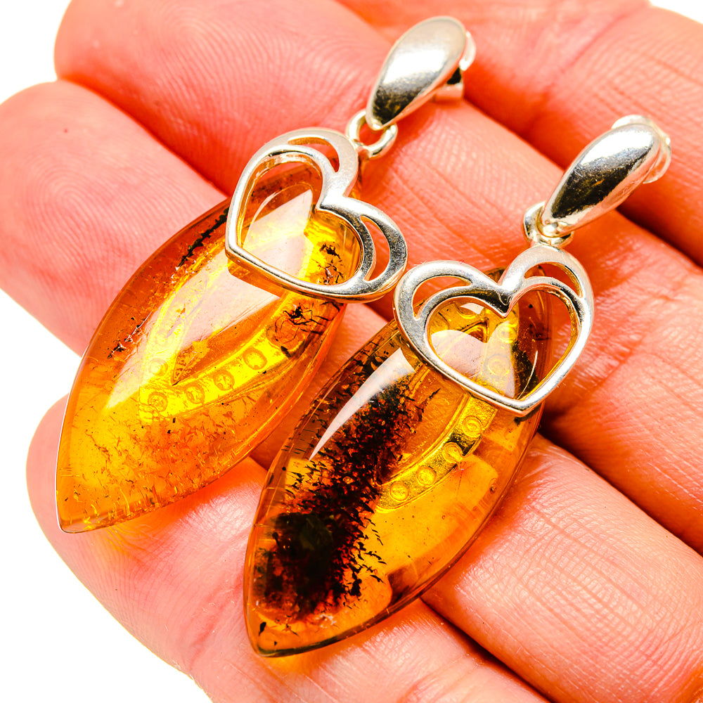 Baltic Amber Earrings handcrafted by Ana Silver Co - EARR413530