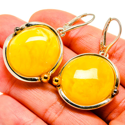 Baltic Amber Earrings handcrafted by Ana Silver Co - EARR413534