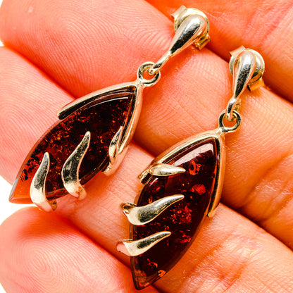 Baltic Amber Earrings handcrafted by Ana Silver Co - EARR413535