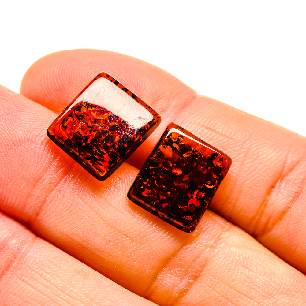 Baltic Amber Earrings handcrafted by Ana Silver Co - EARR413538