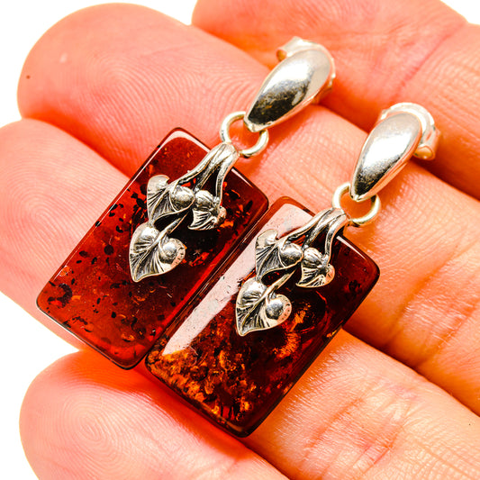 Baltic Amber Earrings handcrafted by Ana Silver Co - EARR413539
