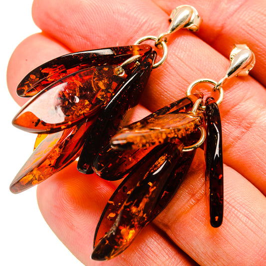 Baltic Amber Earrings handcrafted by Ana Silver Co - EARR413545