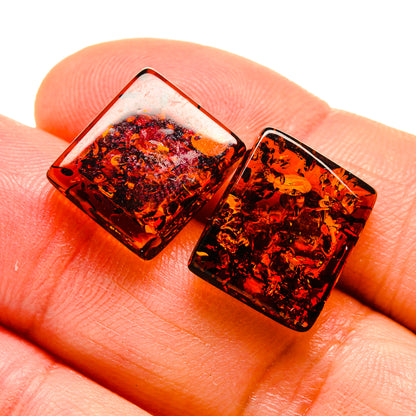 Baltic Amber Earrings handcrafted by Ana Silver Co - EARR413548
