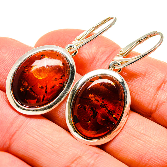 Baltic Amber Earrings handcrafted by Ana Silver Co - EARR413551