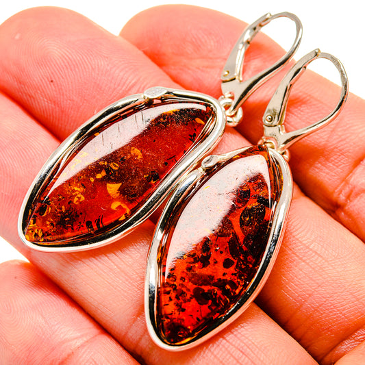 Baltic Amber Earrings handcrafted by Ana Silver Co - EARR413553