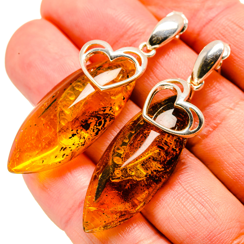Baltic Amber Earrings handcrafted by Ana Silver Co - EARR413554
