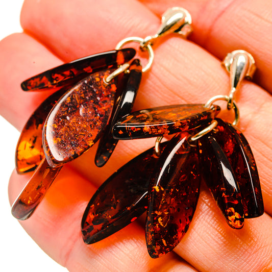 Baltic Amber Earrings handcrafted by Ana Silver Co - EARR413559