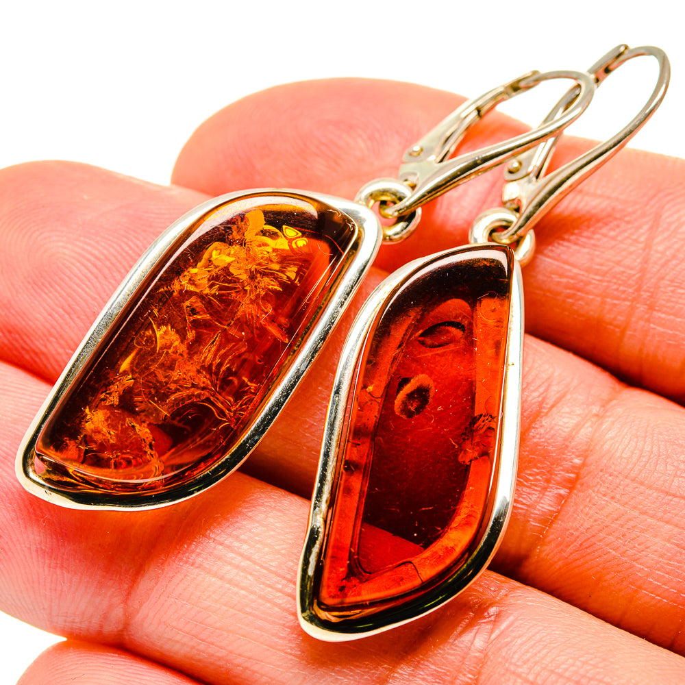 Baltic Amber Earrings handcrafted by Ana Silver Co - EARR413560