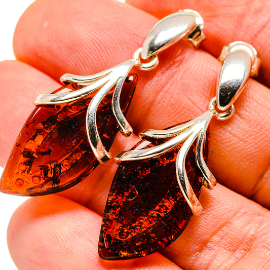 Baltic Amber Earrings handcrafted by Ana Silver Co - EARR413562