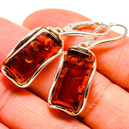Baltic Amber Earrings handcrafted by Ana Silver Co - EARR413563