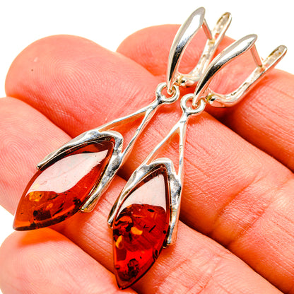 Baltic Amber Earrings handcrafted by Ana Silver Co - EARR413567