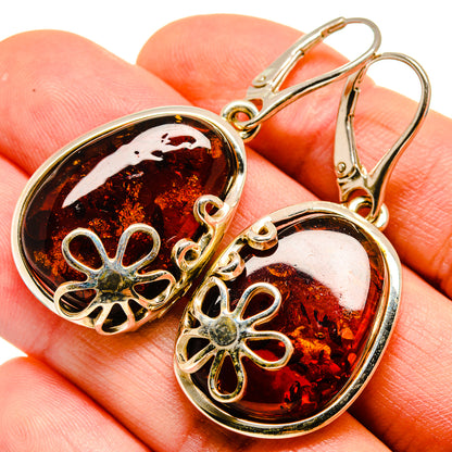 Baltic Amber Earrings handcrafted by Ana Silver Co - EARR413572