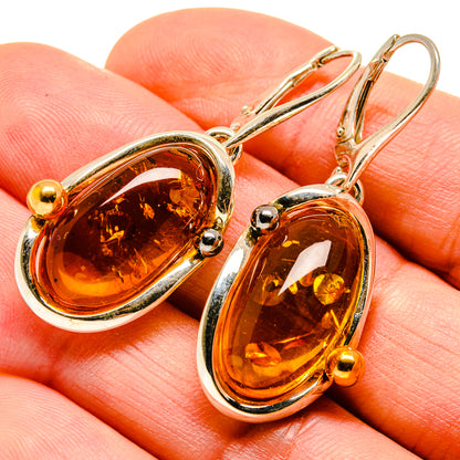Baltic Amber Earrings handcrafted by Ana Silver Co - EARR413577