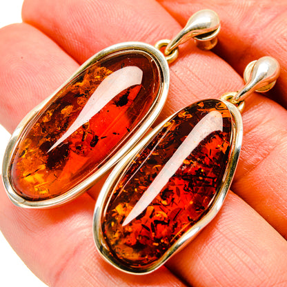 Baltic Amber Earrings handcrafted by Ana Silver Co - EARR413578