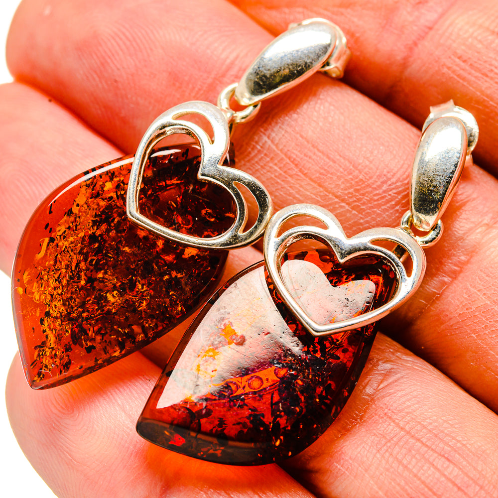 Baltic Amber Earrings handcrafted by Ana Silver Co - EARR413582