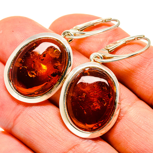 Baltic Amber Earrings handcrafted by Ana Silver Co - EARR413584