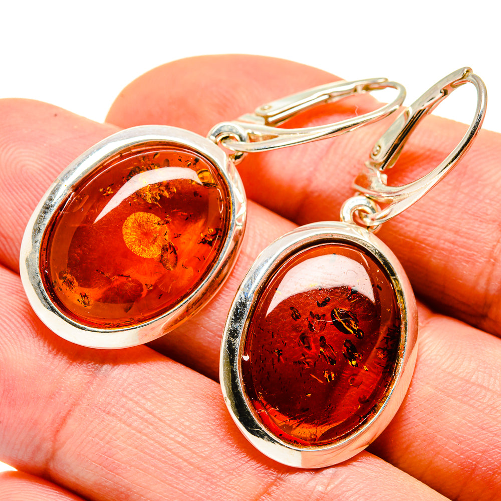 Baltic Amber Earrings handcrafted by Ana Silver Co - EARR413591