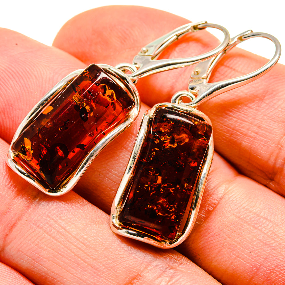 Baltic Amber Earrings handcrafted by Ana Silver Co - EARR413593