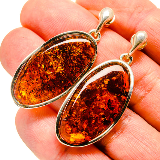 Baltic Amber Earrings handcrafted by Ana Silver Co - EARR413600