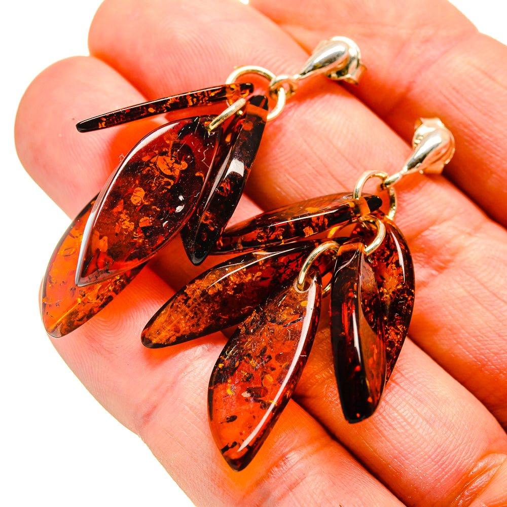 Baltic Amber Earrings handcrafted by Ana Silver Co - EARR413601