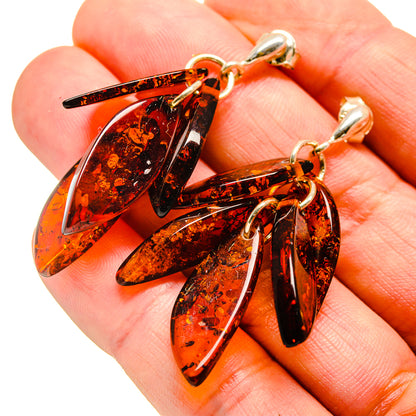Baltic Amber Earrings handcrafted by Ana Silver Co - EARR413601