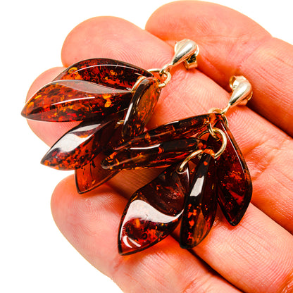 Baltic Amber Earrings handcrafted by Ana Silver Co - EARR413609