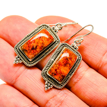 Sponge Coral Earrings handcrafted by Ana Silver Co - EARR413616