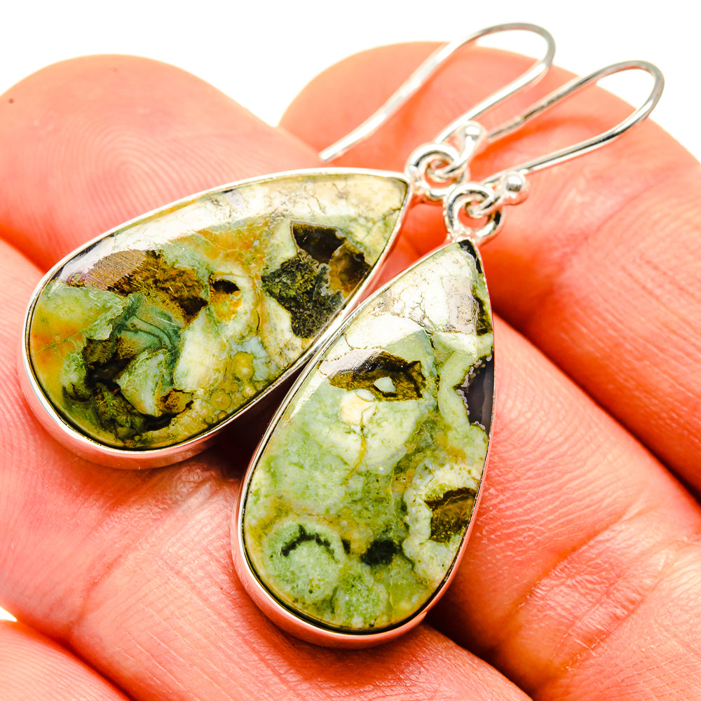 Rainforest Opal Earrings handcrafted by Ana Silver Co - EARR413626