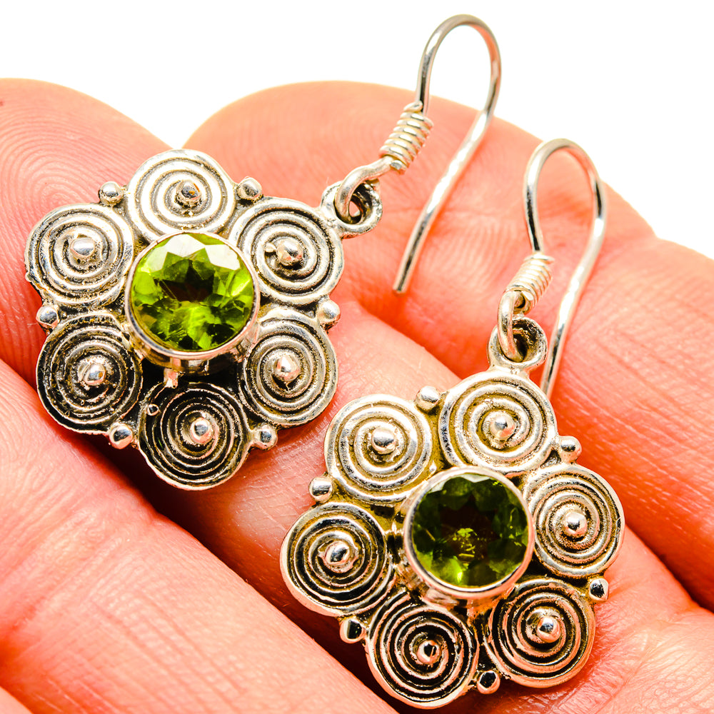 Peridot Earrings handcrafted by Ana Silver Co - EARR413631