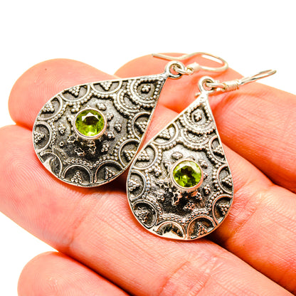 Peridot Earrings handcrafted by Ana Silver Co - EARR413639