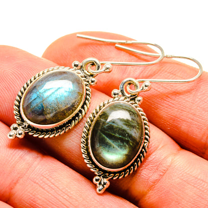 Labradorite Earrings handcrafted by Ana Silver Co - EARR413658