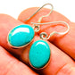 Arizona Turquoise Earrings handcrafted by Ana Silver Co - EARR413659