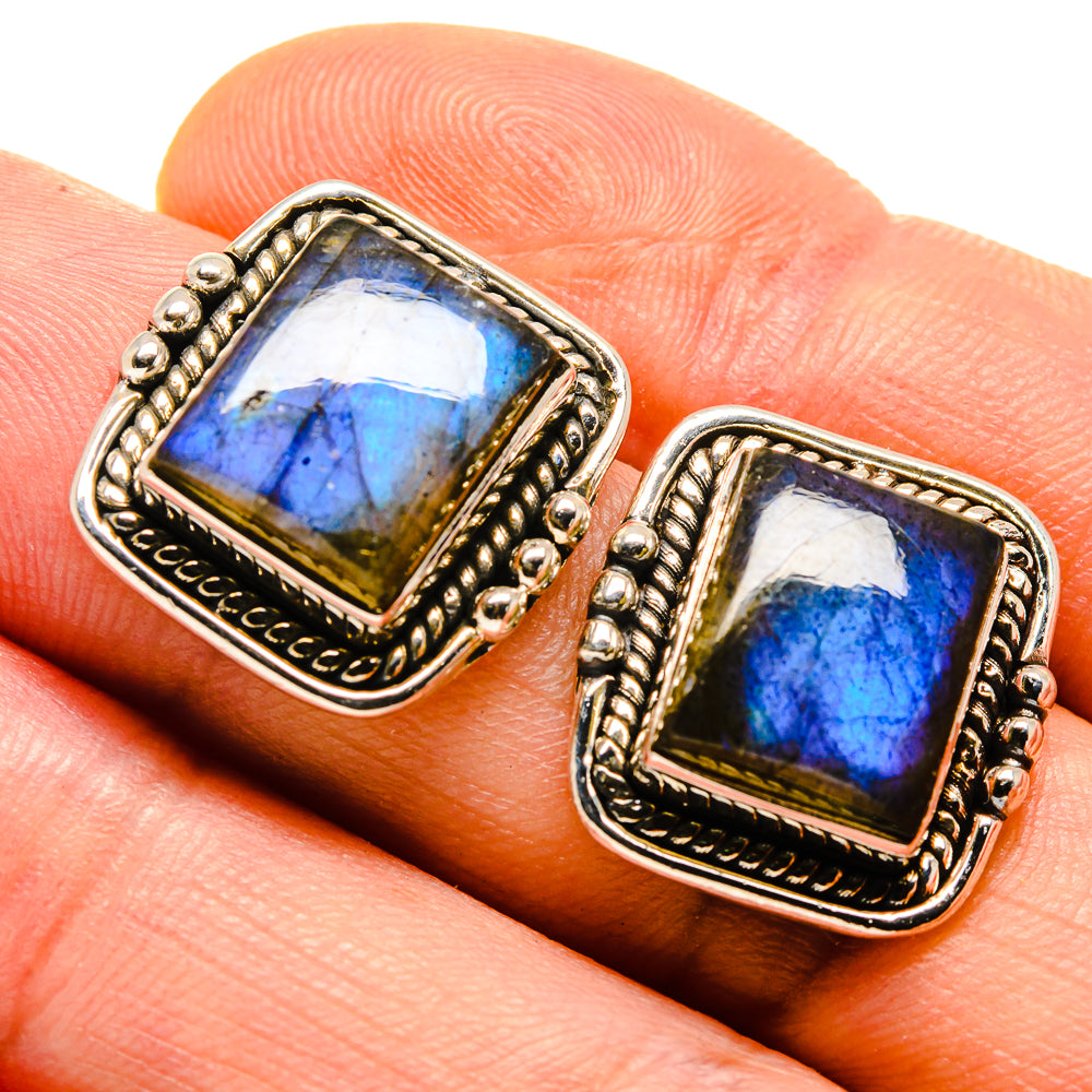Labradorite Earrings handcrafted by Ana Silver Co - EARR413739